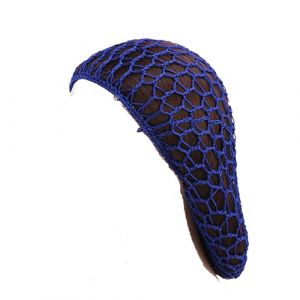 AMateschitz Lot de 2 filets à cheveux en maille au crochet pour femme - Bonnet tubulaire tricoté - Bonnet de sommeil pour femme, bleu, taille unique (ZDMYS, neuf)