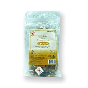 Fine Tonic Infusion - Pomme Hibiscus, Citron Feuille de Lotus, Vitalit&eacute; 4 Tr&eacute;sors, 8 Tr&eacute;sors, 15 x 10g/Sac, M&ucirc;re Rose Jujube GojiNoir 15 x 8g/Sac (1 sac, 8 Tr&eacute;sors) (Bo Time - Direct Fabricant, neuf)