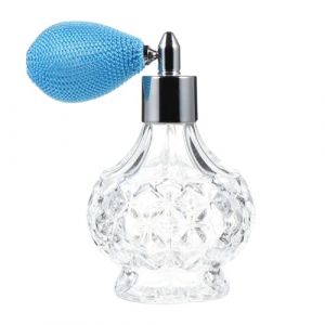 Hohopeti Flacon de Parfum Verre Rechargeable avec Vaporisateur Poire pour Voyage et Usage Quotidien Flacon Spray Multifonction pour Huiles Essentielles et Lotions (Orcchid, neuf)