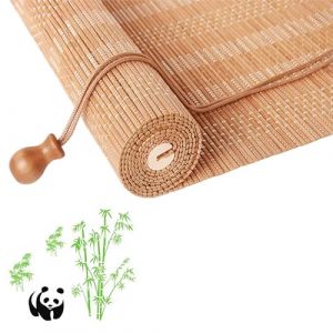 sur Mesure Store Venitien Store Bambou Exterieur Store Occultant Fenetre Tissé à La Main Facile à Installer Convient pour Une Utilisation Intérieure Et Extérieure C+ carbonized Color (LXXDSDDM, neuf)