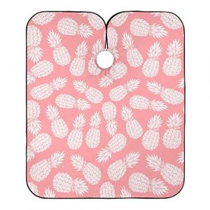 Ananas Fruit Rose Peignoir Coiffure Anti-Taches Blouse Coiffeur Accessoires Robe De Coiffure Pour Salon Barber Coiffeurs 140X168Cm (guangzhouhongchenmaoyishanghanggerenduzi, neuf)