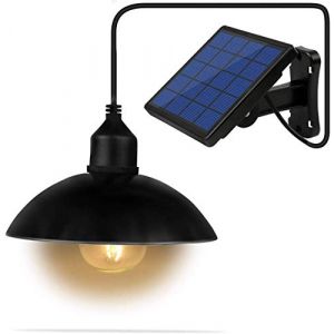 Lixada Lampe suspension solaire E27 Sensitive Light IP65 étanche pour jardin terrasse balcon 1 (BOEOE, neuf)