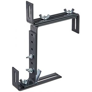 POETIC/EMSA - VARIO Support universel pour Jardinière / Bac à Fleurs - Utilisation universelle - Pour largeur de balustrade de 4 à 15 cm - Couleur anthracite - Capacité de charge 50kg (LeBigBazar, neuf)