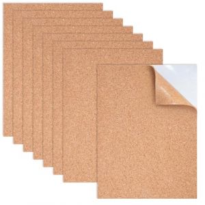 8 Pi&egrave;ces Li&egrave;ge Isolant Rectangulaires Auto-Adh&eacute;sives, 29,7 &times; 21cm Feuilles de Li&egrave;ge Sans Support Adh&eacute;sif, Li&egrave;ges Autocollantes A4 Tableau, Tableau en Li&egrave;ges Autocollant per Maison, &eacute;cole, Bureau (fengyurui, neuf)
