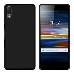 COPHONE&reg; Coque Noir Compatible avec Sony Xperia L3, Housse Etui Noir en Gel TPU Silicone Souple Ultra Mince avec Anti Choc (CoPhone, neuf)