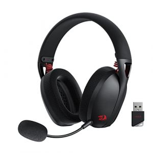 Redragon Casque de Jeu sans Fil H848 BT - L&eacute;ger - Son Surround 7.1 - Pilotes 40 mm - Microphone d&eacute;tachable - pour Plusieurs Plates-Formes (Radioddity France, neuf)