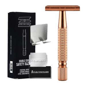 Outil De Rasoir Masculin - Razor De S&eacute;curit&eacute; Du Rasoir &Agrave; Main Double Bord | Razor De S&eacute;curit&eacute; Classique | Rasoir Des Hommes Avec Une Recharge Ensemble | Rasoir Pour Raser Doux (venverua, neuf)