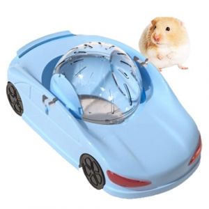 Hamster Sport Wheel, Roue d'exercice pour Hamster Hamster De Jouet, Petit Animal De Compagnie Roule d'exercice De Voiture Boule De Course De Petit Animal Créatif pour Hamsters Furet Animal (zoncy, neuf)