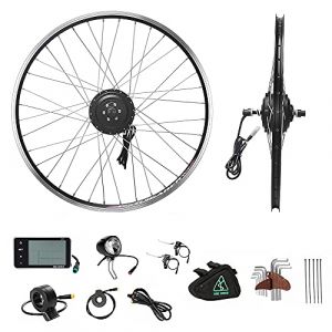 YOSE POWER E-Bike Kit de Conversion 36V250W Brushless Moteur Roue Avant 26 Pouces Noir avec LCD Affichage pour V&eacute;lo &Eacute;lectrique (YOSEPOWER Direct, neuf)