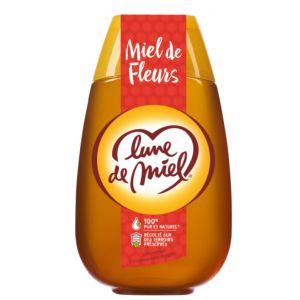 Miel Lot de 4 Doseurs de 500g Miel Toutes Fleurs Lune de Miel (FAMILLE MICHAUD, neuf)