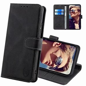 FMPCUON Etui Coque pour Samsung Galaxy Note 20,[Housse en Cuir PU Premium] [Pochette de Portefeuille] [Etui &agrave; Rabat],avec Fentes pour Cartes pour Samsung Galaxy Note 20,Noir (FMPCUON-EUR, neuf)
