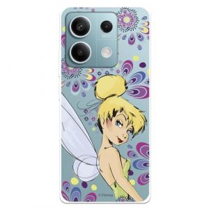 LA CASA DE LAS CARCASAS Coque compatible avec Xiaomi Redmi Note 13 Pro 5G - Poco X6 officielle Disney F&eacute;e Clochette Coque en silicone transparent souple sous licence officielle Peter Pan (La Casa de Las Carcasas, neuf)