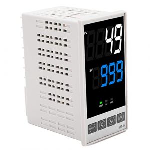 Régulateur de Température Intelligent, 2 Méthodes de Travail Kit de Régulateur de Température PID à Retour Automatique AC100‑240V pour la Maison (48 x 96 mm) (Minnyan, neuf)