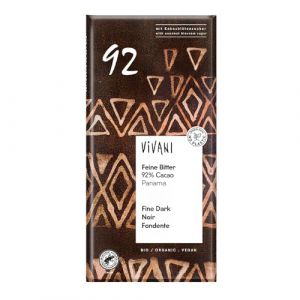 Vivani Organic Chocolate | 92% Dark Choc Panama Estate | 5 x 80g (NostalG, neuf)