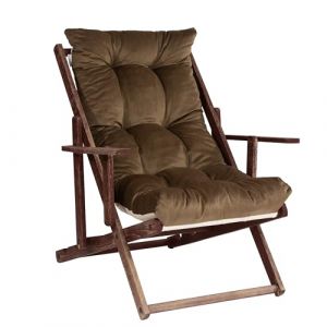 TECNOCUCI Coussin rembourré pour fauteuil relax (115 x 55) – en velours – 100 % fabriqué en Italie – Pièce de rechange idéale pour intérieur et extérieur (jardins, cours, terrasses) – Disponible en (tecnoweb68, neuf)