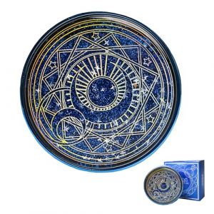 Etui Lentilles de Contact, Fille Magique, Plastique de Haute qualité, Mini Ètui de Lentilles, Boite de Contact Portable Kit de à l'Extérieur, Voyages avec Miroir Pincette Bâton Bouteille Bleu (PINDD, neuf)