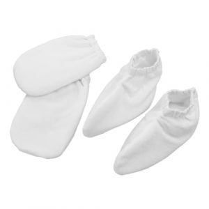 Alipis 2 Paires Mitaines pour Bain de Paraffine Isolantes Thermiques pour Mains en &Eacute;ponge Blanc pour Soins de Spa Chaleur (Calloway Pagan, neuf)