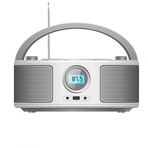 Lecteur CD Portable pour Enfants,Poste Radio CD Boombox avec Bluetooth | Radio FM | USB | Lecture MP3 | Compatible CD-R/CD-RW (Wiithink Tech, neuf)