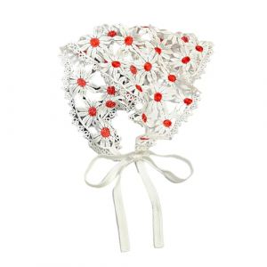 &Eacute;charpe &agrave; cheveux en crochet creux pour femme &eacute;l&eacute;gante foulard fleur foulard bandanas femme (Ljiingky, neuf)