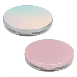 minkissy 2pi&egrave;ces Pot De De Maquillage Compact Bo&icirc;te De Pour Voyage Avec Tamis &Eacute;lastique Miroir Et Pinceau Inclus Et Filles (Master Self, neuf)