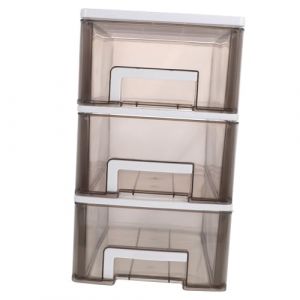 GALPADA bo&icirc;te de rangement &agrave; tiroir armoire organisateurs Stockage clair Salon divis&eacute; boite rangement boite de rangement bureau tiroir de rangement multicouche cabinet de stockage Noir (Hargrove Hare, neuf)