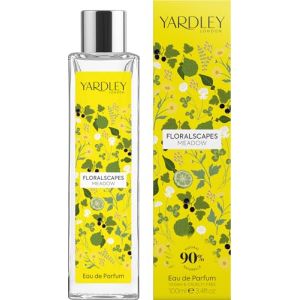 Yardley London Floralscapes Meadow Eau de Parfum, Femme Floral avec Notes de T&ecirc;te de Bergamote et de Poire et Base Bois&eacute;e, Floral et Fruit&eacute; pour Femme 100 ml (Solretail LTD, neuf)