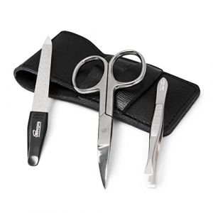 Titania Trousse de manucure, cuir véritable, 3 pièces (TITANIA Shop, neuf)