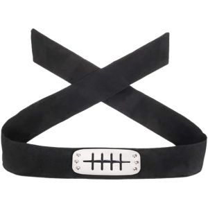 Kraja Ninja Bandeau léger pour la tête, Pain Akatsuki Konoha avec blason Naru Pain, plaque frontale Cosplay acessorio Pain (Pain) (SuperDreamStore SDS, neuf)