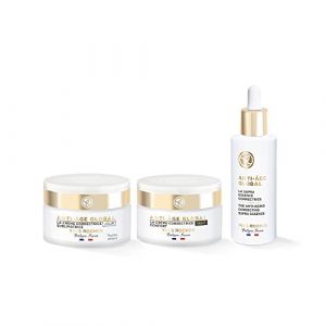 Yves Rocher Kit de soin anti-&acirc;ge global pour le visage - R&eacute;novateur cellulaire - R&eacute;duit les rides - Cr&egrave;me de jour et de nuit et s&eacute;rum intensif - Id&eacute;e cadeau pour femme (Becopa, neuf)
