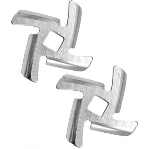 NIYATA 2Pcs Lame Hachoir a Viande #5,Couteau pour Hachoir a Viande Kitchenaid,Lame Hachoir Kitchenaid,Diamètre du Trou 8.3mm,Coupe Transversale à Trou Carré pour Hachoir à Viande #5 (ChongQingYiXiShangKeJi, neuf)
