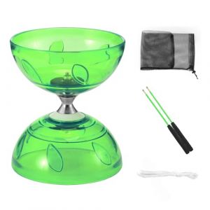 KQWVZ Diabolo Chinois yoyo Set, Diabolo Roulement &agrave; Billes, 4 Couleurs Diabolo Lumineux, Diabolo Triple roulement, de Rechange de 10 M, Diabolo Kit de Jonglerie avec Lumi&egrave;re pour Enfants, Adultes (enshizhoubeimoshangmaoyouxiangongsi, neuf)