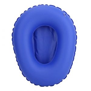 HERCHR Urinoir de Toilette Gonflable Anti Escarres pour Lit MéDicalisé pour Personnes âGéEs AlitéEs Toilettes de selles gonflables PU ​​Bleu (Wustag, neuf)