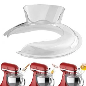 HOMGEN Protection du Bec Verseur pour Blender KitchenAid 4,5 et 5 Quart avec T&ecirc;te Basculante, Protection Anti-&eacute;claboussures Transparente, Parfaite pour le Bol en Acier Inoxydable Kitchenaid, Bol En (Homgen FR, neuf)