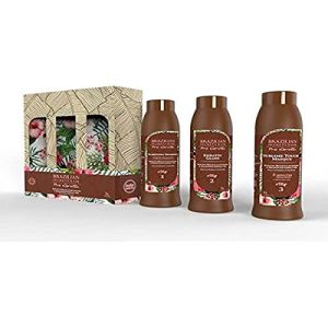 BRAZILIAN SECRET Kit de défrisage Keratine Brillant 3 x 1000 ml 3 litres (Mon Shop Beauté ⭐⭐⭐⭐⭐, neuf)