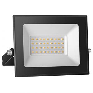 loyal Spot LED 12V DC, 30W Superhell LED Projecteur IP65 étanche, 3000K blanc chaud LED Applique murale extérieure, 3000LM LED Projecteur idéal pour jardin, cour, terrasse, garage (Zoelight, neuf)