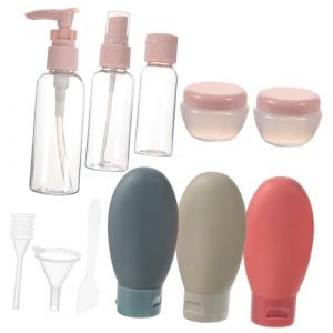 Healeved 1 Ensemble Costume de bouteille de maquillage rechargeable Se maquiller distributeur distributeur de bouteille de maquillage vide de voyage Plastique (Sonieg, neuf)