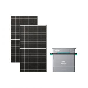 Zendure Solarflow Hyper 2000 avec AB2000X 1920Wh, Centrale &Eacute;lectrique de Balcon avec Entr&eacute;e Solaire 1800W, HUB Int&eacute;gr&eacute;(Unit&eacute; de Contr&ocirc;le Intelligente) et Micro Onduleur, Biface Panneau Solaire 1000W (Zendure_Europe, neuf)
