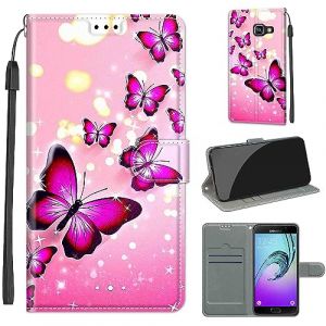 TOMYOU Coque pour Samsung Galaxy A5 (2016) &Eacute;tui, avec [Fentes pour Cartes] [Magn&eacute;tique] [Support] Antichoc Premium en Cuir PU Coque Housse pour Samsung Galaxy A5 (2016) (WGR Global Business, neuf)