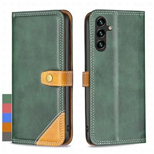Klapber Coque pour Samsung Galaxy A14 5G Etui Housse Cuir pour Galaxy A14 5G &Eacute;tuis &agrave; Rabat Pochettes avec Fentes Cartes Protecteur Silicone Souple Ceinture &eacute;tuis pour Samsung A14 5G, Vert (Yuemmy, neuf)