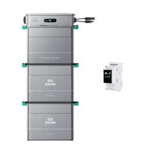 Zendure SolarFlow 800 Pro, Centrale &Eacute;lectrique de Balcon avec Entr&eacute;e Solaire 2640W, Charge AC 1000W, Sortie 800W, Syst&egrave;me de Gestion &Eacute;nerg&eacute;tique IA avec 2 AB2000X LFP Batterie, Capacit&eacute; Totale 5760WH (Zendure_Europe, neuf)