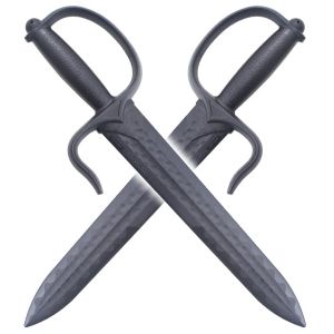 Dague Plastique Double Dague Polypropylene Poignard 48cm Entrainement Combat (Repliksword, neuf)