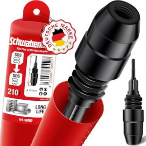 SCHWABENBACH ® Adaptateur SDS Plus vers SDS Max – Adaptateur pour utilisation de forets à béton ou burins SDS Max sur les machines SDS Plus – Qualité supérieure – Mandrin SDS Plus (Schwabenbach GmbH, neuf)