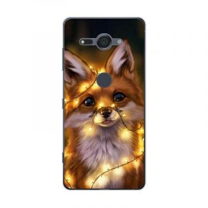 KARTXITAI Coque Compatible avec Sony Xperia XZ2 Compact,Housse Étui de Protection en Ultra Transparente Silicone en Gel TPU Souple Case Cover Shock-Absorption-Renard Rouge (KARTXITAI, neuf)