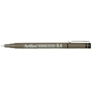 Artline EK234 Drawing System Stylo Noir (Miller Rock, neuf)