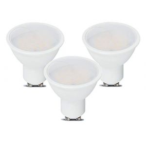 LEDLUX, 3 pièces ampoules LED GU10, 10 W, 1000 lumens, diffuseur mat, angle de 110 degrés (4000k) (A2ZWORLD-FR, neuf)