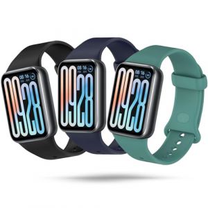 Xisair 3 Bracelets en Silicone Compatibles avec le Xiaomi Smart Band 9 Pro et le Xiaomi Smart Band 8 Pro Bracelet de Sport, Bracelet en Silicone, Respirant, Doux et Confortable pour Miband 9Pro/8Pro (Xisaier-EU, neuf)