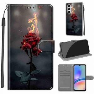 KENHONER Coque pour Samsung Galaxy A05s, Housse Etui Portefeuille Cuir Multifonction, Fermeture Magn&eacute;tique &agrave; Clapet Anti-Choc Compatible avec Coque Samsung A05s Book - Flamme Rose (KENHONER, neuf)