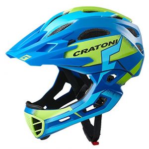 Cratoni C-Maniac Pro Casque de vélo Downhill BMX casque intégral avec mentonnière Casque de VTT (Bleu-vert, L-XL (58-61 cm)) (MB-Fahrrad-DE |  Der E-Bike und Fahrrad Profi Shop, neuf)