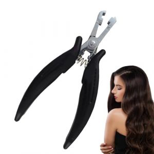 Outils d'extension de cheveux, Outil d'agrafe d'extension de cheveux | Pince à cheveux pour enlever les cheveux Anneau d'anneau,Outil d'extension de cheveux portable (Dalea, neuf)