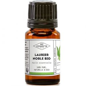 MY COSMETIK - Huile Essentielle de Laurier noble BIO AB - Issue de l'agriculture Biologique - Chémotypées HEBBD/HECT - 100% pure et naturelle - Certifié ECOCERT - Fabriqué en France - 5 ml (MY COSMETIK, neuf)